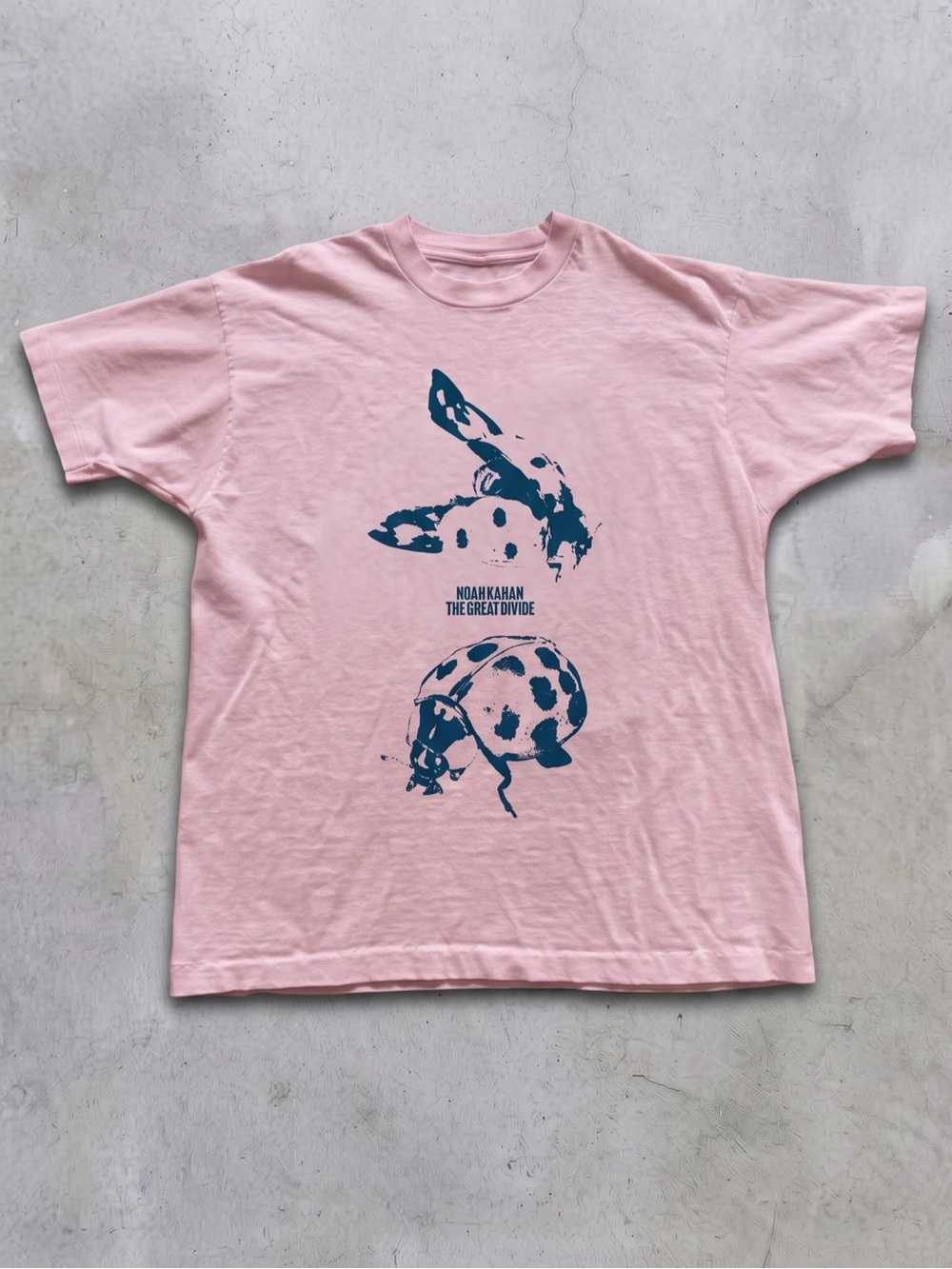 Noah Kahan The Great Divide Graphic Tee - Gildan Pink T-Shirt